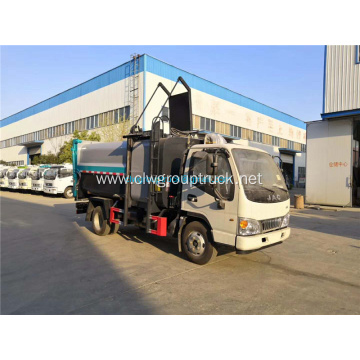 7-8CBM Side loading compressed garbage truck